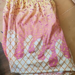 Nwt Vibrant Pink and Yellow Athletic Baseball 101 Shorts